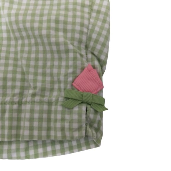 Gymboree | Green Check Elastic Waist Shorts | Size 3 - Picture 2 of 7